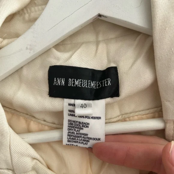 NWT - Ann Demeulemeester FW05 Silk Trench Coat - Picture 4 of 8